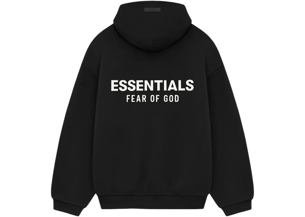 Fear Of God Essentials Hoodie Fleece 24FW Black