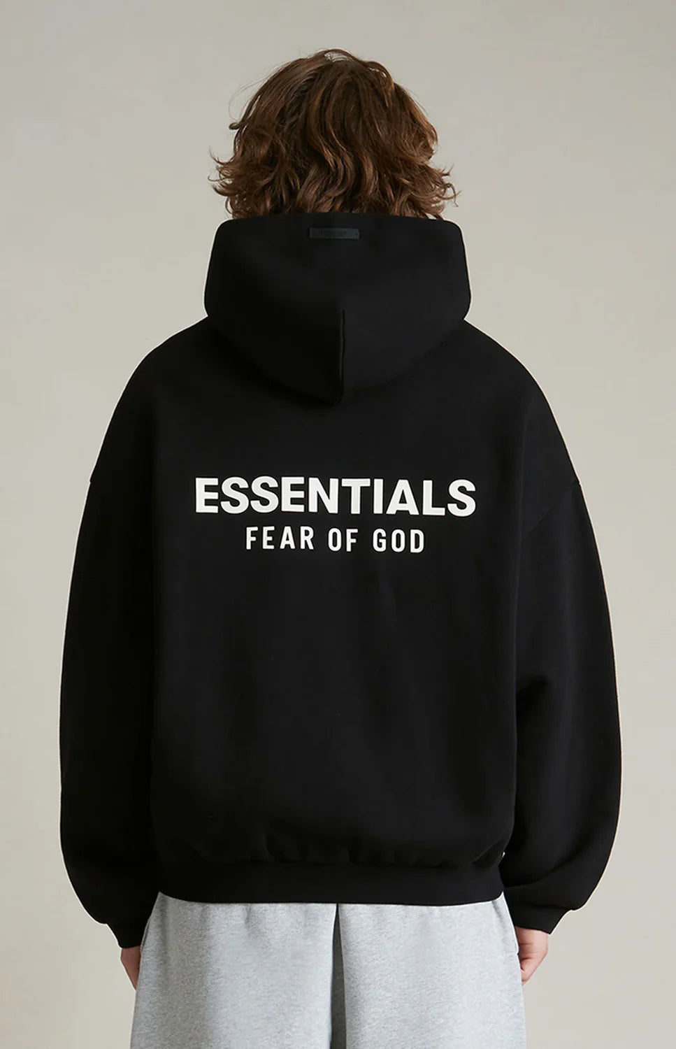 Fear Of God Essentials Hoodie Fleece 24FW Black