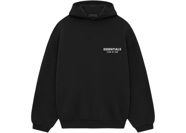 Fear Of God Essentials Hoodie Fleece 24FW Black